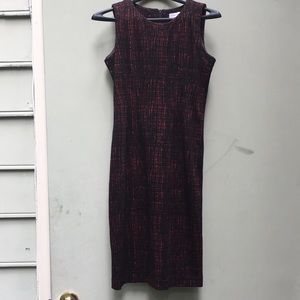 Calvin Klein Black & Red Dress